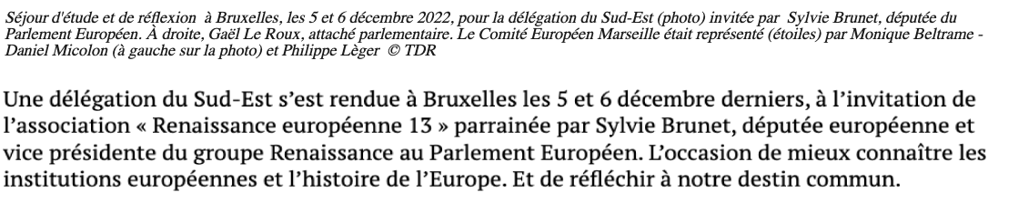  Séjour d'étude et de réflexion